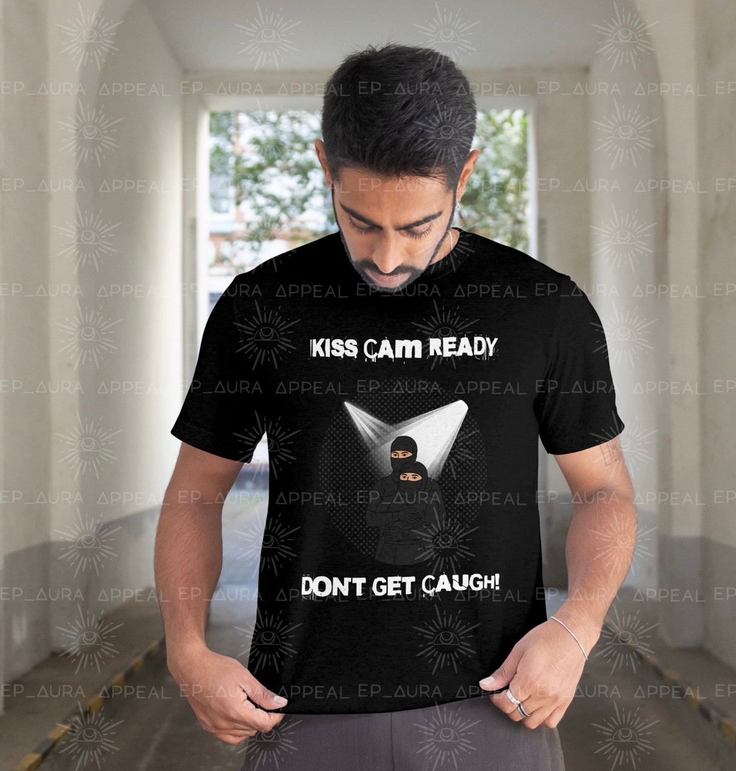 Camiseta Ninja lista para Kiss Cam: ¡Que no te pillen!