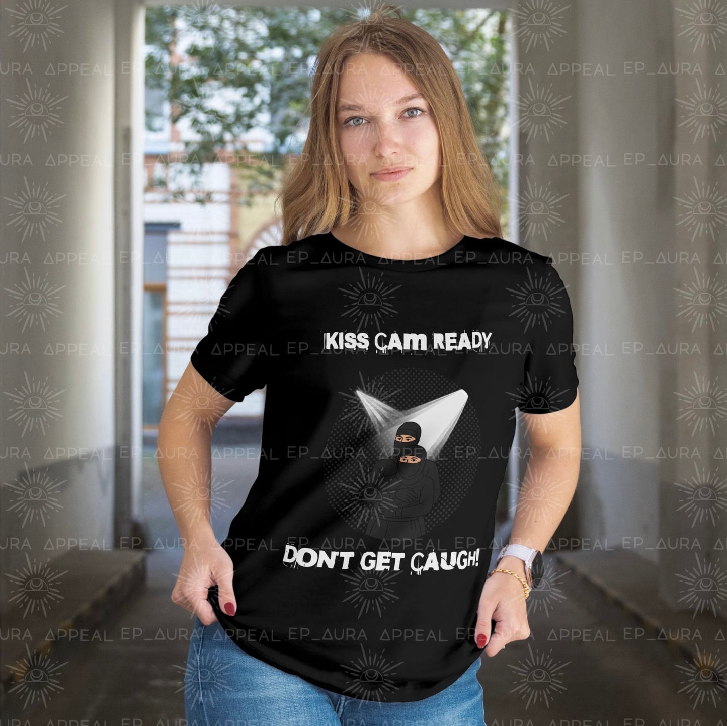 Camiseta Ninja lista para Kiss Cam: ¡Que no te pillen!