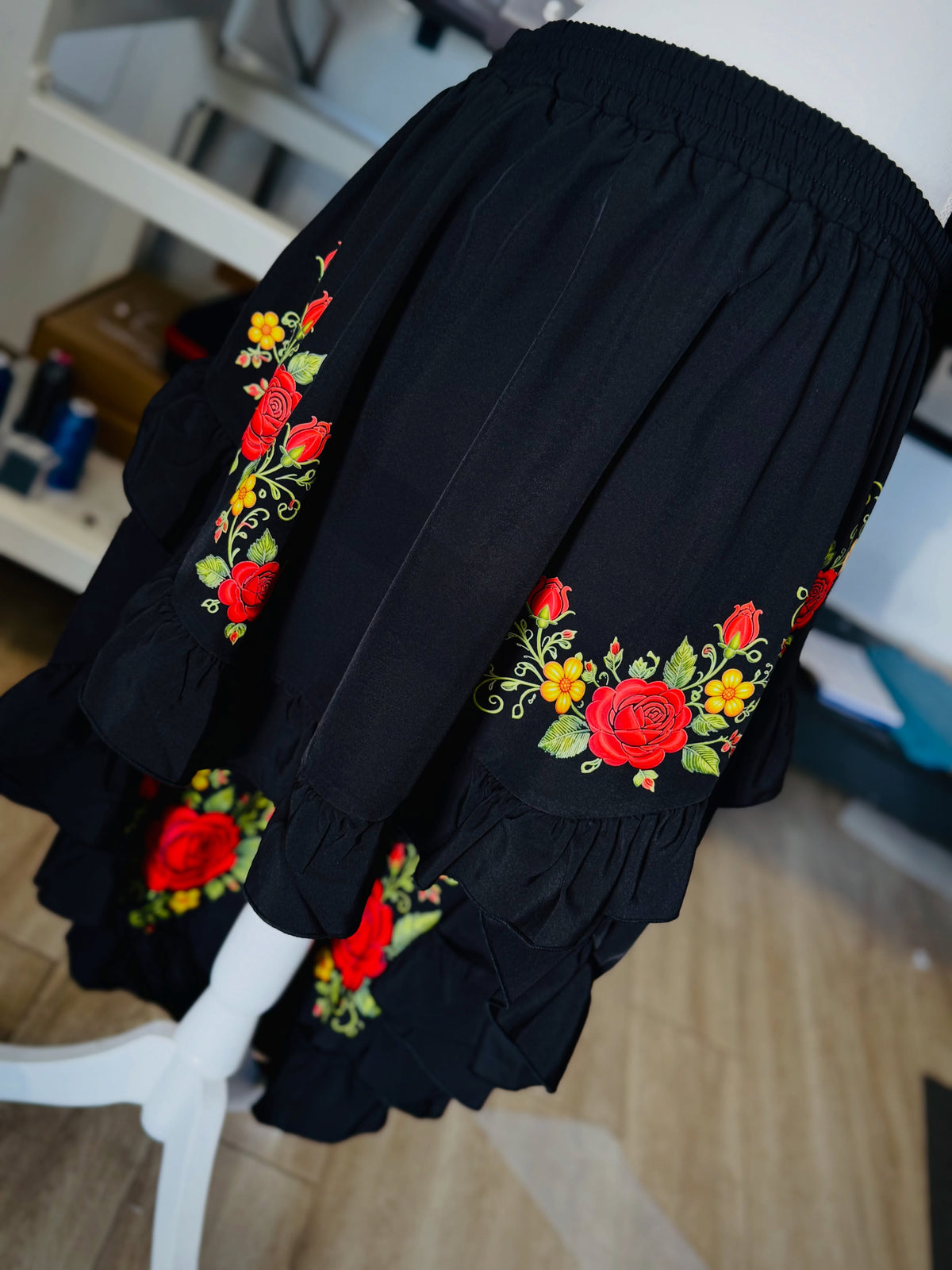 Falda mexicana inspirada en Frida Kahlo